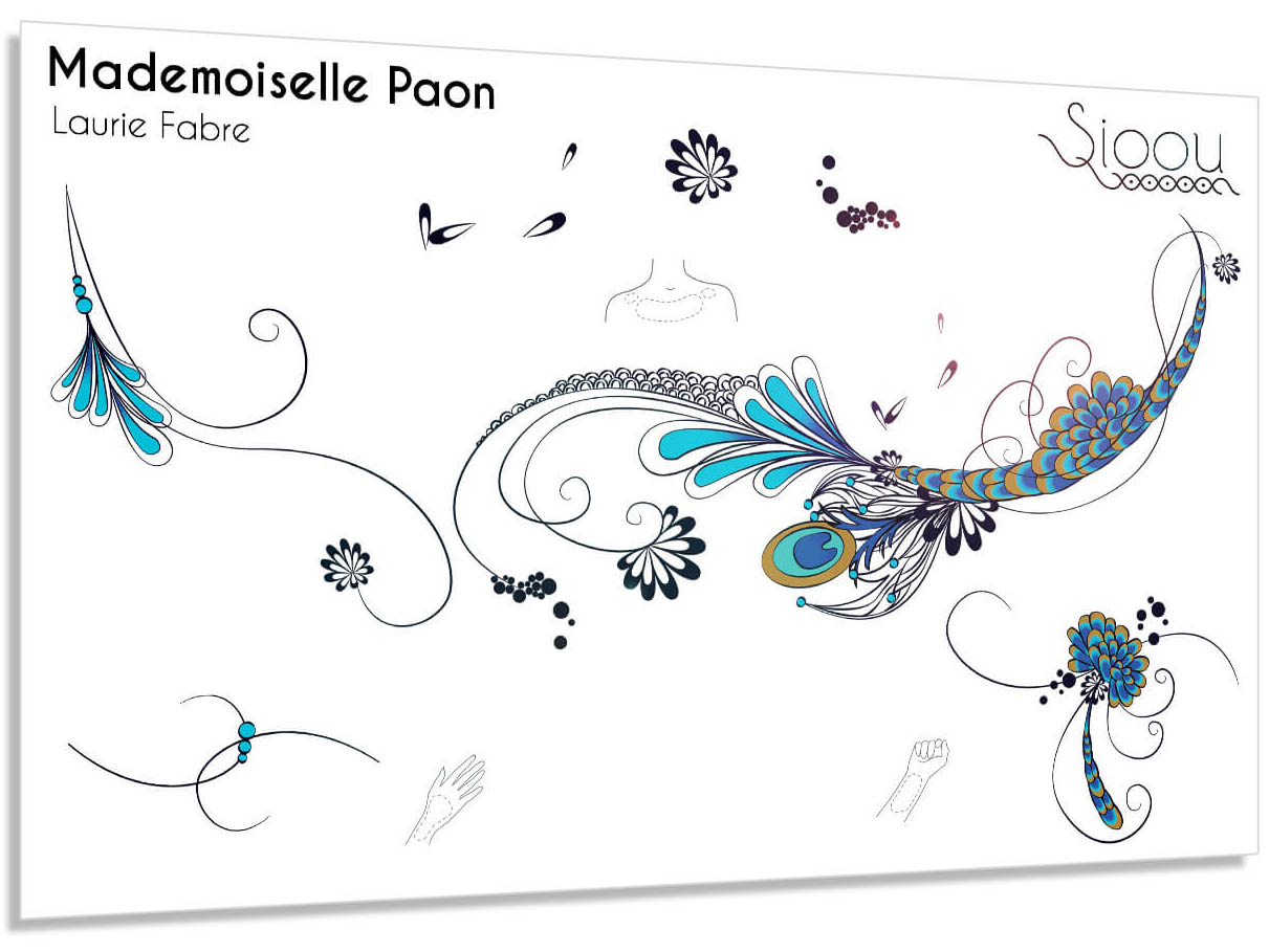 mademoiselle-paon-illustration-sioou