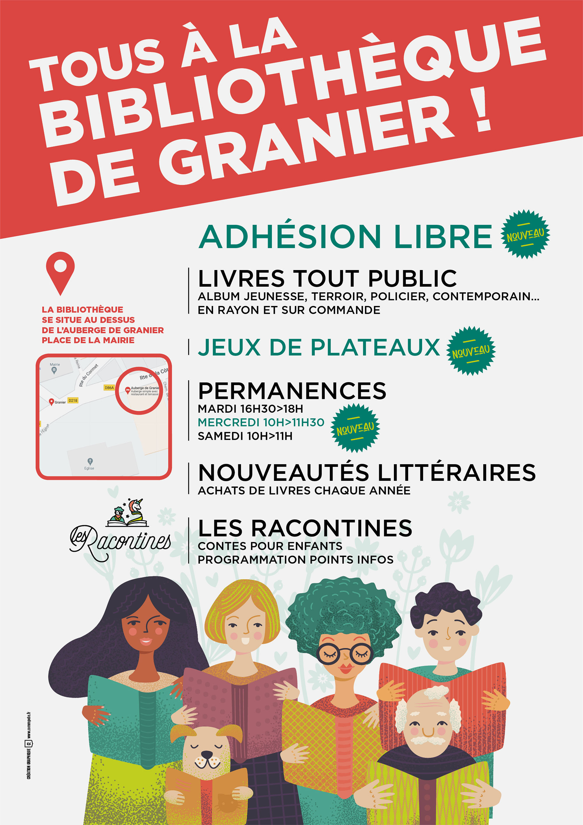 Affiche-Bibliotheque-Granier Affiche-Bibliotheque-Granier