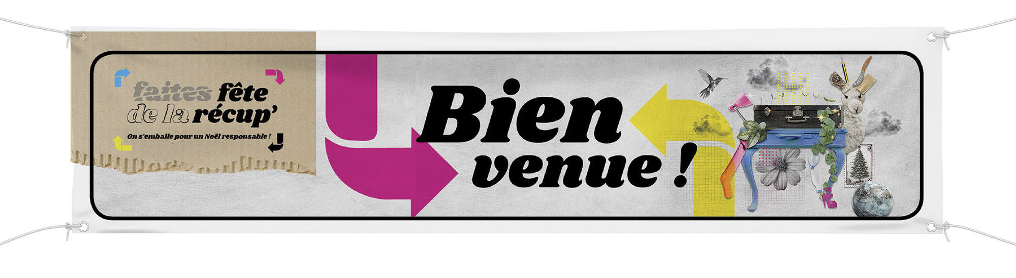 banderole Faites fête de la récup’